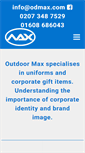 Mobile Screenshot of odmax.com